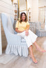 Mica White High Rise Wide Leg Ankle Jeans *FINAL SALE*
