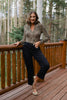 SSYS Kitt Stretch Black Denim Petite Barrel Jeans