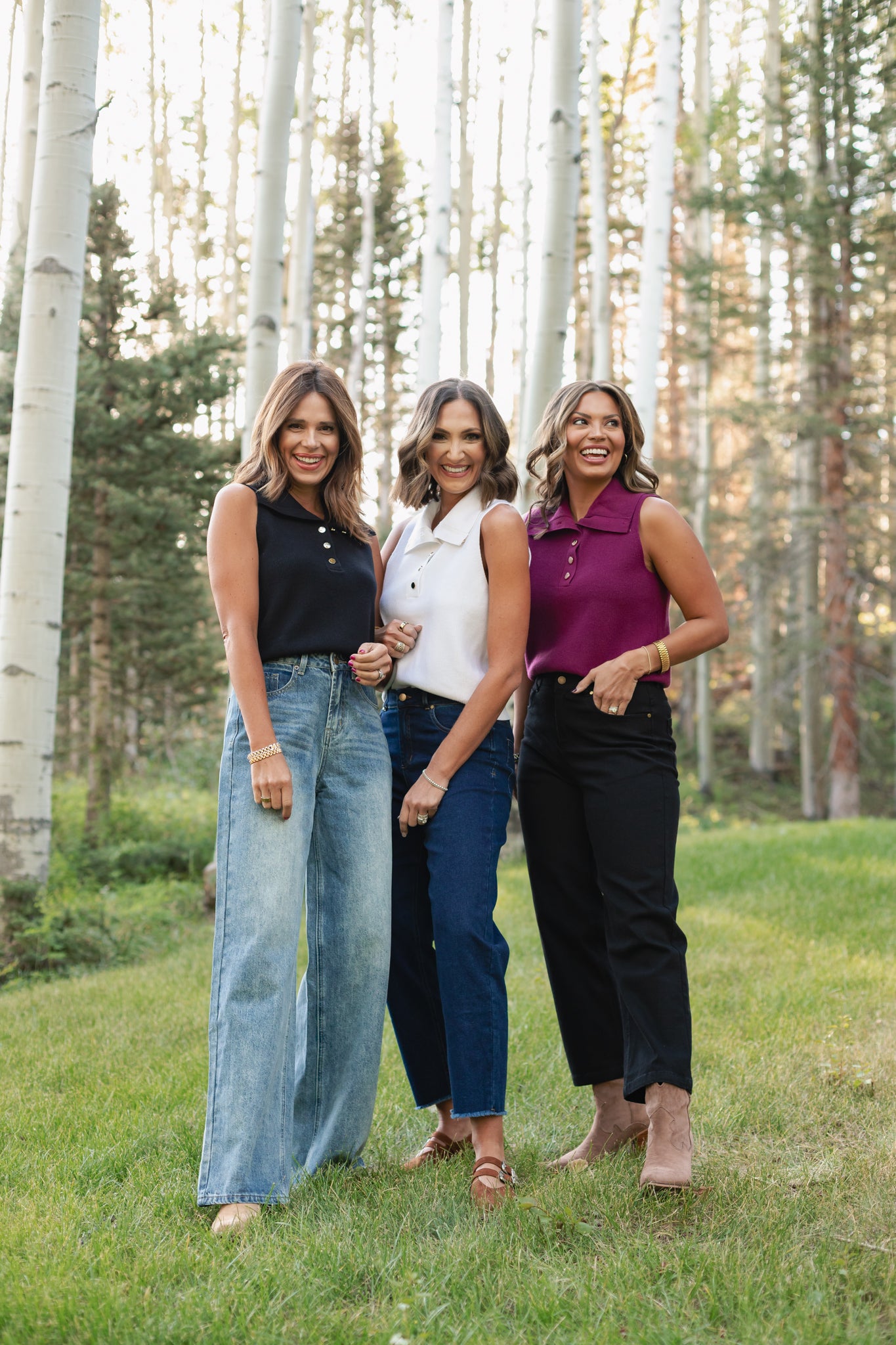 SSYS Kitt Stretch Black Denim Petite Barrel Jeans