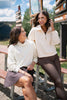 SSYS Signature Butter Leggings in Brown Polka Dot