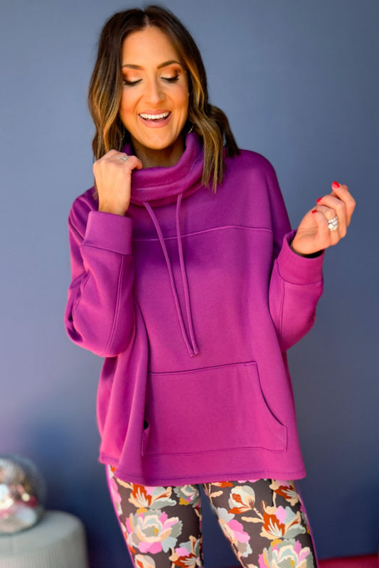 SSYS The Laura Pullover In Berry, must have pullover, must have style, elevated style, elevated pullover, fleece lined pullover, winter style, mom style, shop style your senses by mallory fitzsimmons