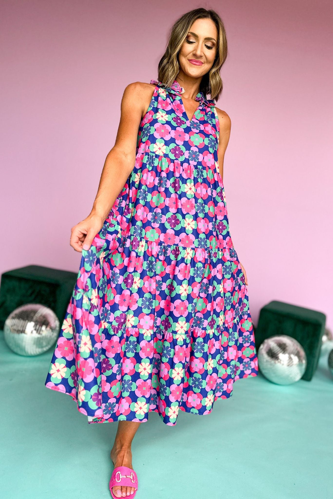 SSYS The Margot Dress In Abstract Floral – Shop Style Your Senses