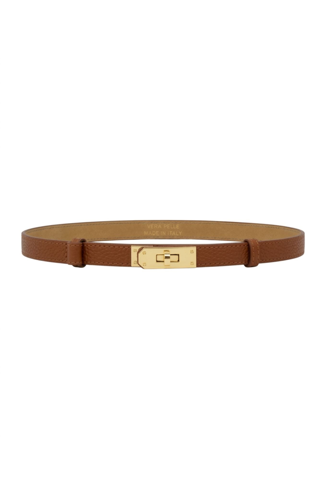 Camel Genuine Italian Leather Adjustable Belt