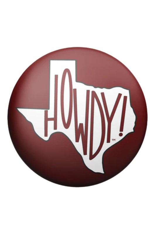 Howdy Texas Game Day Button