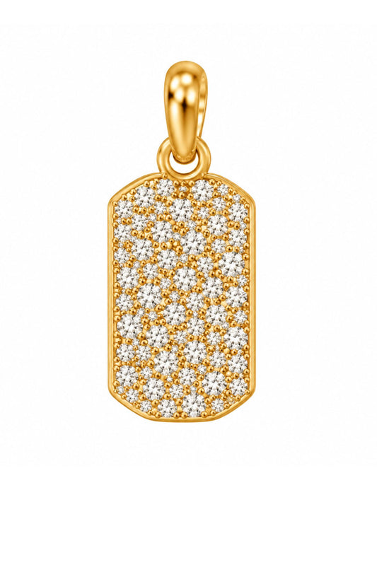 SSYS 18k Gold Plated Scripture Dog Tag Charm *FINAL SALE*