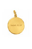 SSYS 18k Gold Plated Scripture Circle Charm *FINAL SALE*