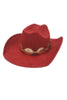 Burgundy Concho Band Cowboy Hat