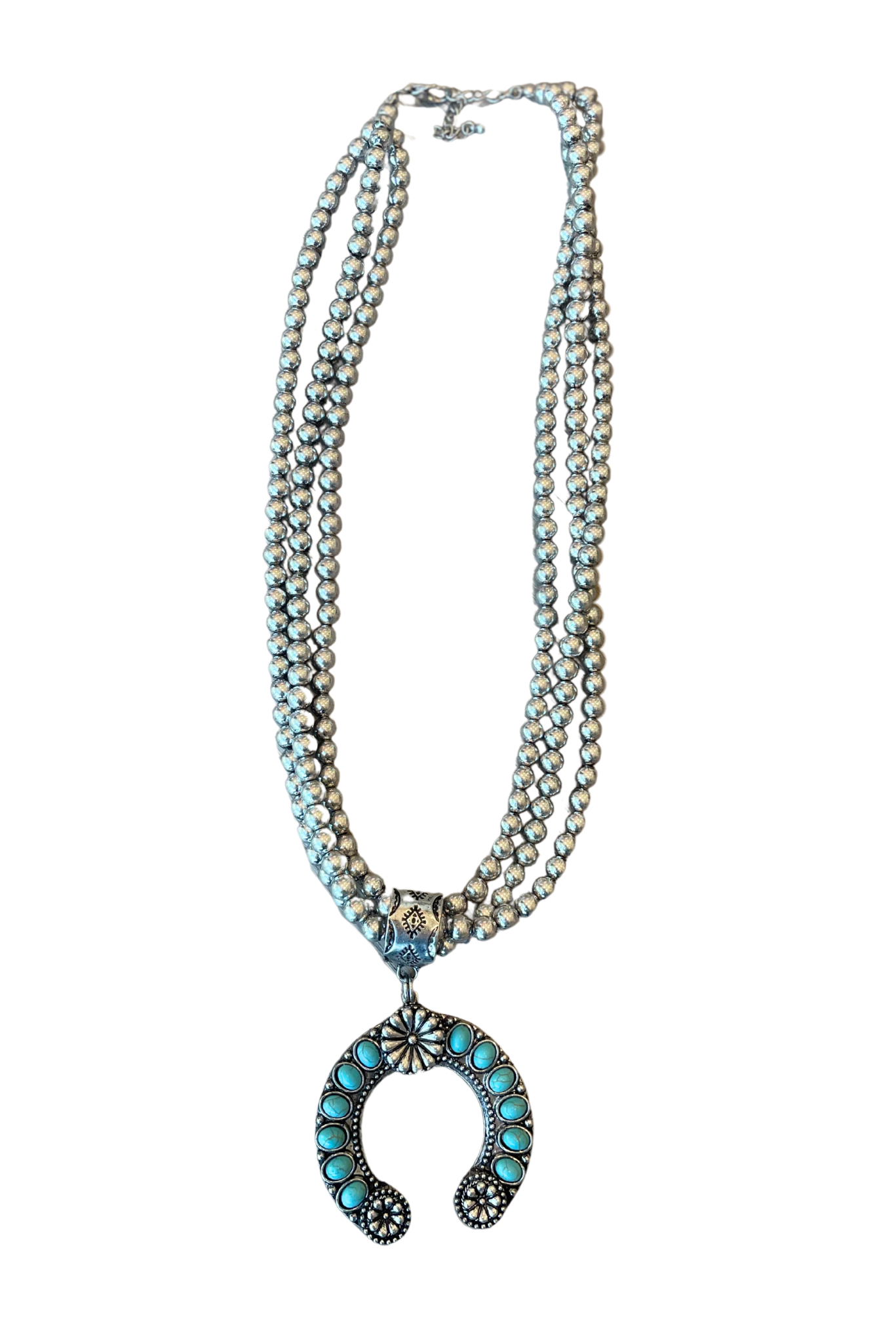 Silver Squash Blossom Necklace