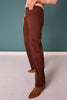 Mica Brown High Rise Wide Leg Jeans