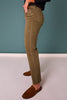 Mica Army Green High Rise Straight Leg Jeans