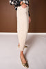 Mica Beige Super High Rise Cropped Barrel Jeans