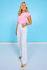Risen White High Rise Wide Baggy Leg Jeans