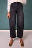 Vervet Black High Rise Barrel Jeans