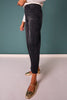 Vervet Black High Rise Barrel Jeans