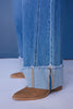 Vervet High Rise Cuffed Wide Jeans