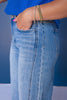 Vervet High Rise Cuffed Wide Jeans