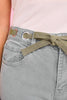 Vervet Olive Super High Rise Drawstring Wide Barrel Jeans