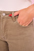 Vervet Ash Brown High Rise Dart Wide Barrel Jeans