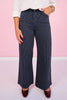Vervet High Rise Striped Extreme Wide Leg Jeans