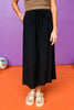 Black Elastic Waistband Tie Skirt, skirt, black skirt, black maxi skirt, must have skirt, elevated skirt, elevated style, summer skirt, summer style, Shop Style Your Senses by Mallory Fitzsimmons, SSYS by Mallory Fitzsimmons