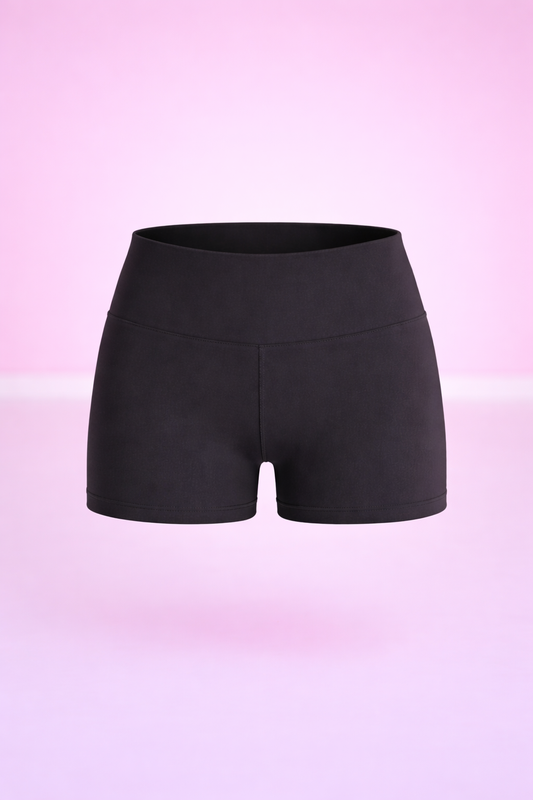 SSYS 3" Black Biker Shorts