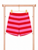 SSYS Landon Color Block Stripe Shorts In Red Pink OUTLET *FINAL SALE*