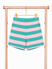 SSYS Landon Color Block Stripe Shorts In Green Pink OUTLET *FINAL SALE*