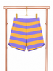 SSYS Landon Color Block Stripe Shorts In Sherbet Periwinkle OUTLET *FINAL SALE*