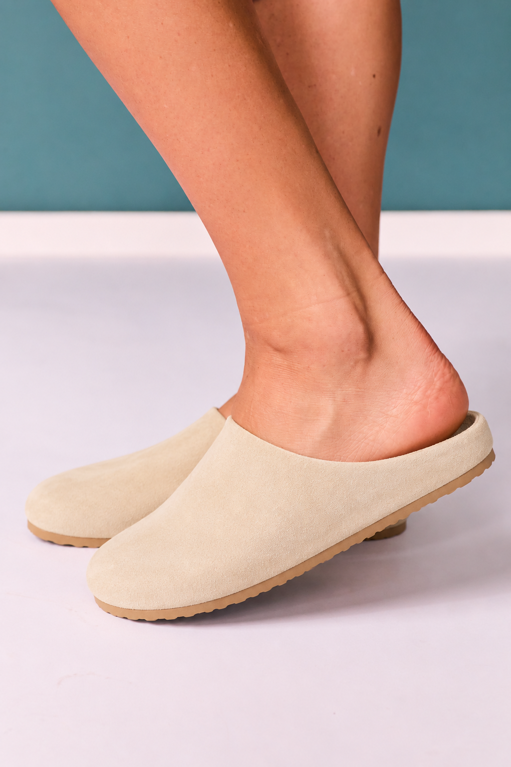 Matisse Cream Closed Toe Mules