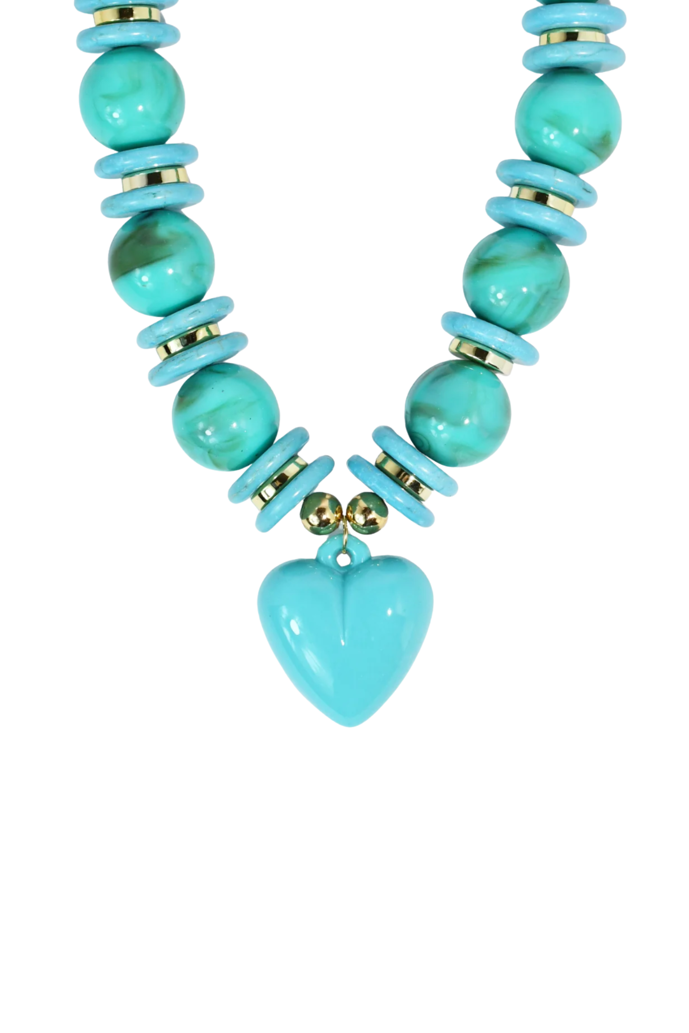 Blue Crush Beaded Necklace