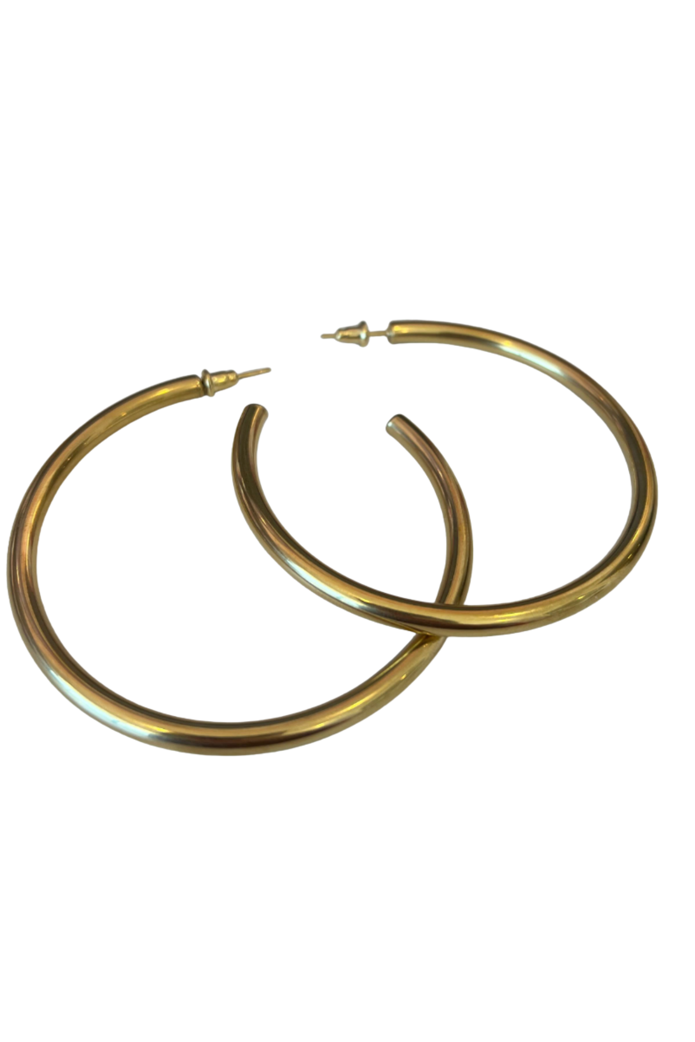 Gold Large Hoop Earrings *FINAL SALE*