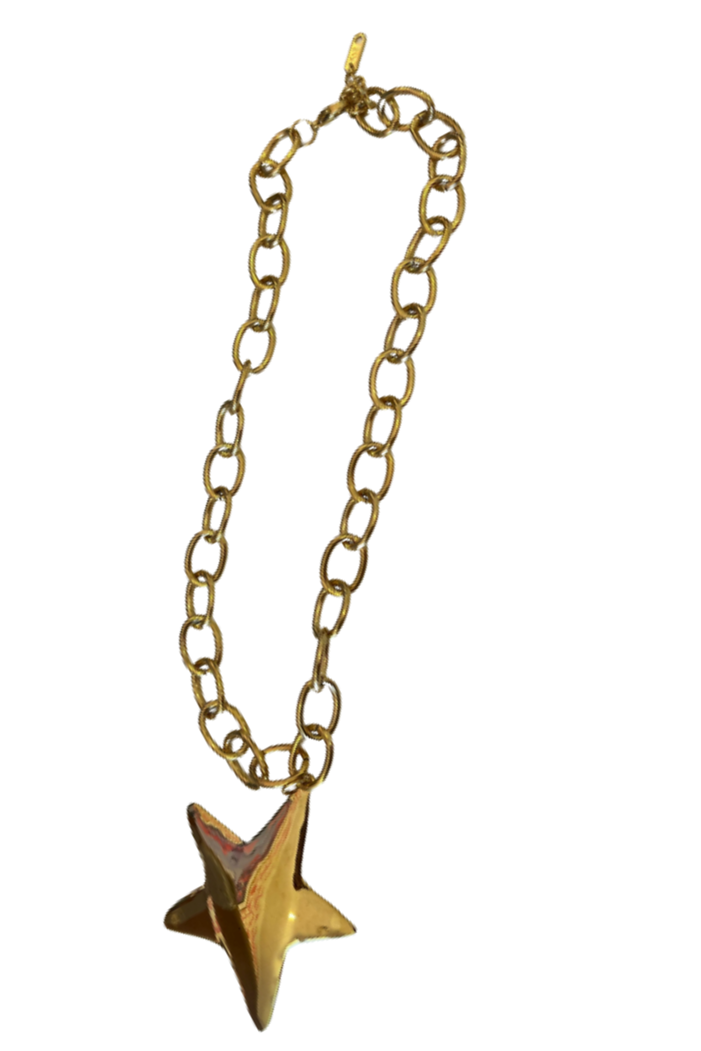 Gold Chain Star Pendant Necklace