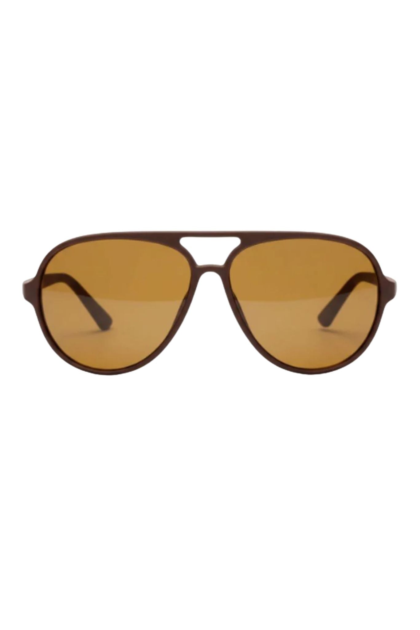 Brown Lens Aviator Sunglasses