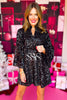 SSYS Ruby Sequin Caftan Dress In Black