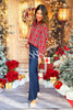 Vervet Super High Rise Full Length Wide Leg Jeans