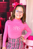 SSYS Kids Signature Long Sleeve Turtleneck In Pink