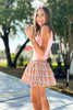 SSYS Lottie Pleated Skort In Retro Floral