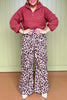 Taupe Animal Print Cargo Pants *FINAL SALE*