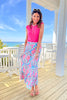 SSYS Daisy One Tier Maxi Skirt In Tropic Kaleido