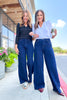 SSYS Roxie Sweat Pant Jeans In Dark Denim