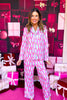 SSYS Millie Long Sleeve Pink Nutcracker Pajamas Set