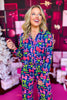 SSYS Millie Long Sleeve Navy Bows Pajamas Set