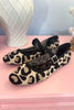 Beige Knit Animal Print Ballet Flats *FINAL SALE*