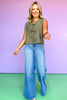 Lovervet By Vervet High Rise Full Palazzo Jeans
