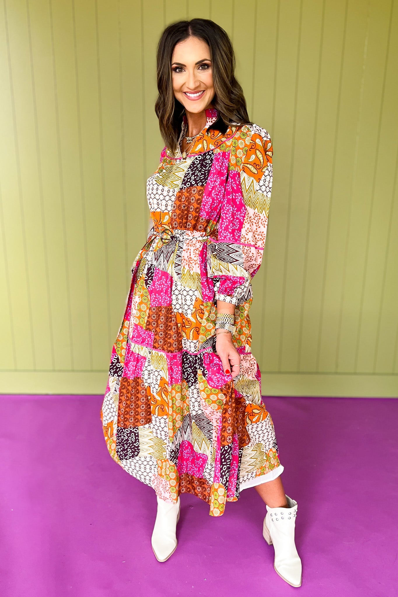 colorful fall dress Dresses to Elevate Your Fall Wardrobe