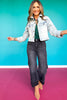 SSYS Signature Denim Cropped Shacket