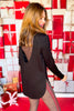 SSYS Open Back Long Sleeve Active Air Top In Black