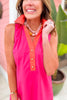 SSYS Bree Colorblock Dress In Pink and Orange