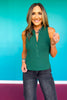 SSYS Cece Knit Sleeveless Tank In Hunter