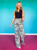 SSYS Nova Wide Leg Jeans In Camo